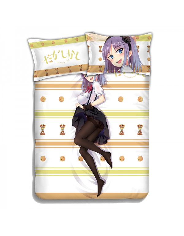 Shidare Hotaru-Dagashi Kashi Anime Bed Sheet Duvet Cover with Kissenbezüge