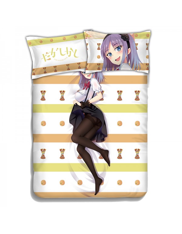 Shidare Hotaru-Dagashi Kashi Anime Bed Sheet Duvet Cover with Kissenbezüge