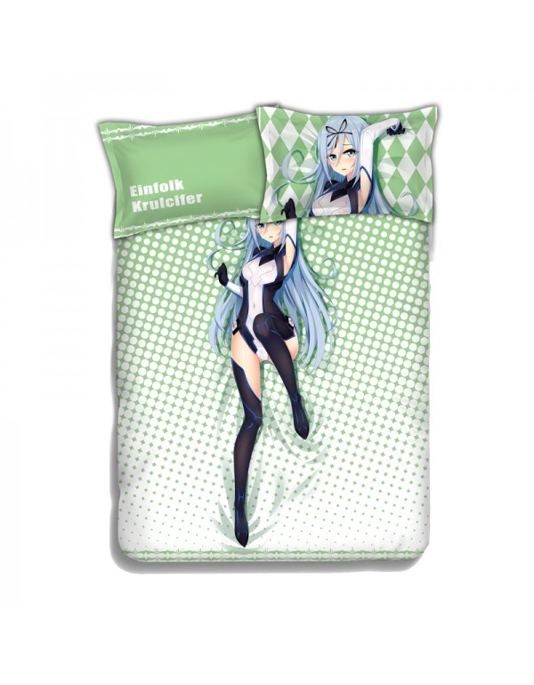 Krulcifer Einfolk-Undefeated Bahamut Chronicle Bed Sheet Duvet Cover with Kissenbezüge