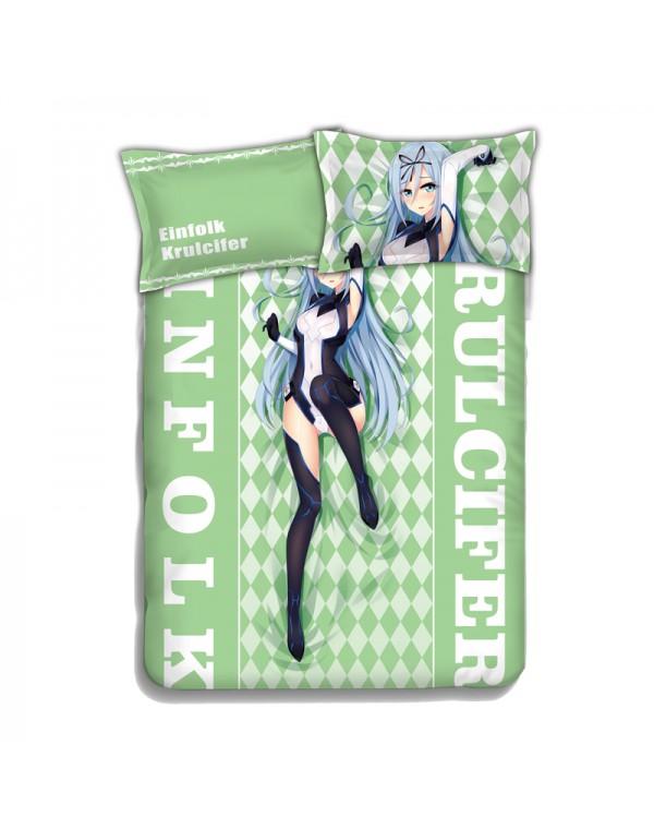 Krulcifer Einfolk-Undefeated Bahamut Chronicle Bed Sheet Duvet Cover with Kissenbezüge