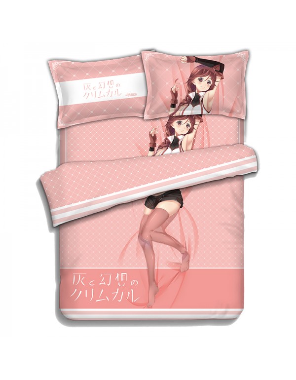 Yume -Grimgar of Fantasy and Ash Anime Bed Blanket Duvet Cover with Kissenbezüge