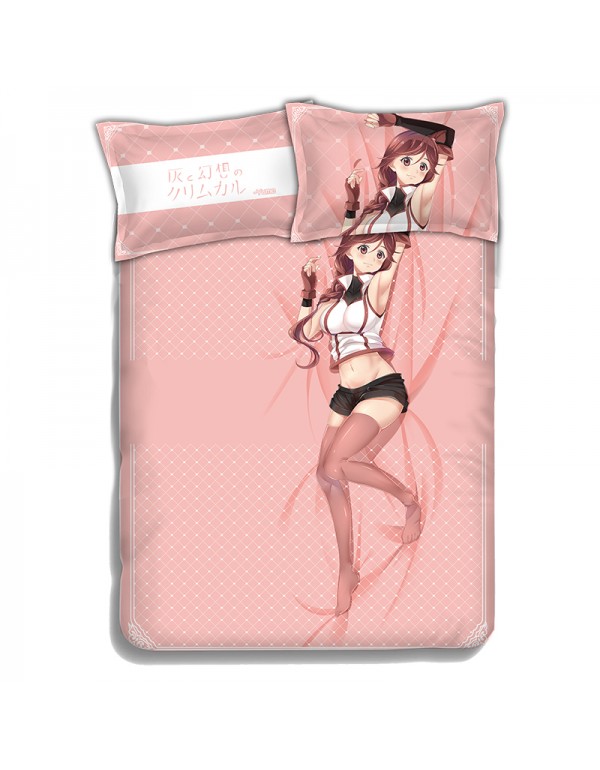 Yume -Grimgar of Fantasy and Ash Anime Bed Blanket Duvet Cover with Kissenbezüge