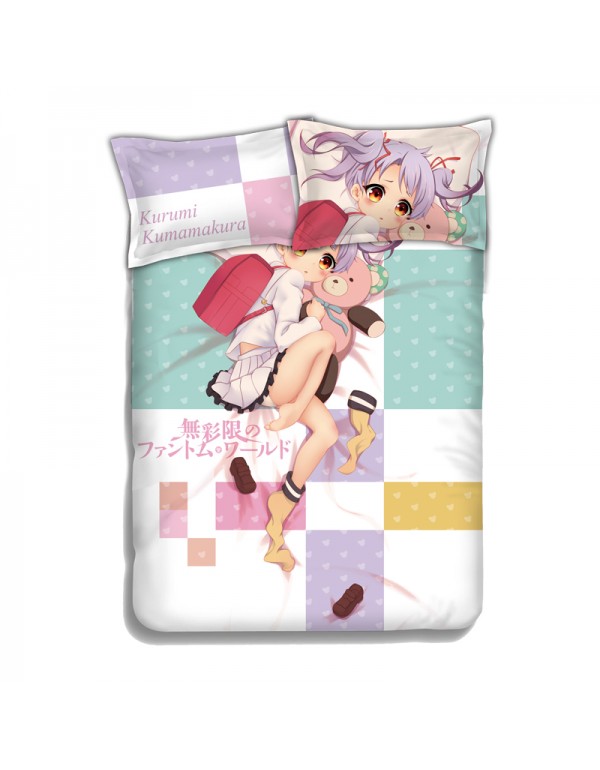 KUMAMAKURA Kurumi- Myriad Colors Phantom World Bed Sheet Duvet Cover with Kissenbezüge