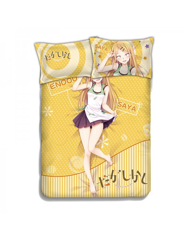 Endou Saya-Dagashi Kashi Anime Bedding Sets,Bed Bl...