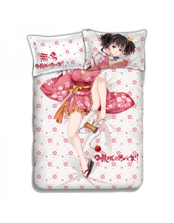 Mumei - Kabaneri of the Iron Fortress Anime Bedding Sets,Bed Blanket & Duvet Cover,Bed Sheet