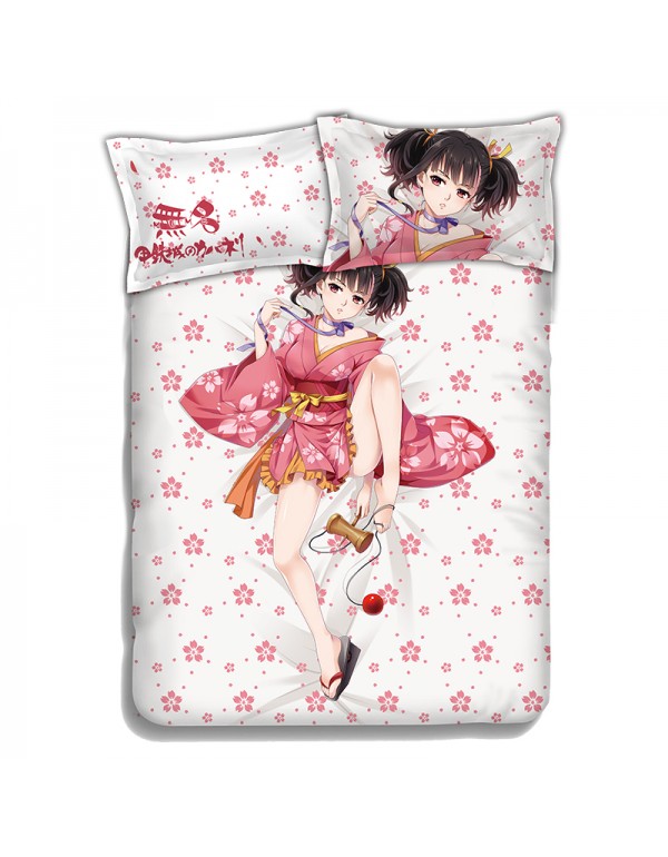 Mumei - Kabaneri of the Iron Fortress Anime Bedding Sets,Bed Blanket & Duvet Cover,Bed Sheet