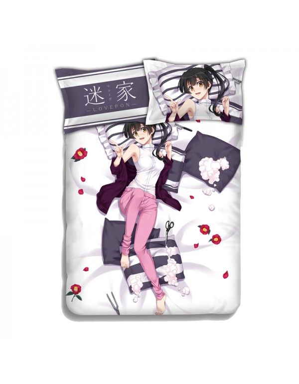 Lovepon - The Lost Village Japanese Anime Bed Blan...