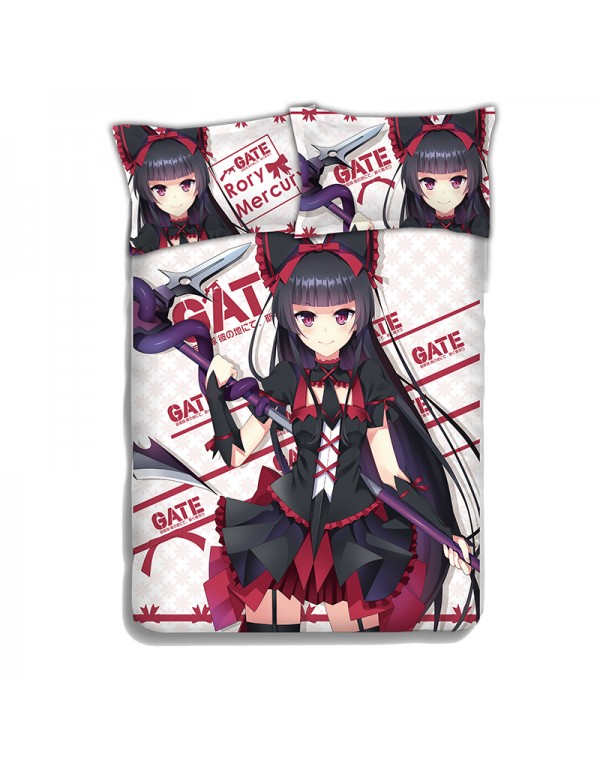 Rory Mercury - Gate Anime Bedding Sets,Bed Blanket & Duvet Cover,Bed Sheet with Kissenbezüge