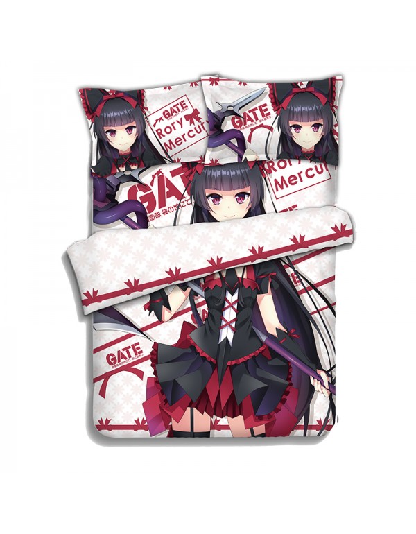 Rory Mercury - Gate Anime Bedding Sets,Bed Blanket & Duvet Cover,Bed Sheet with Kissenbezüge