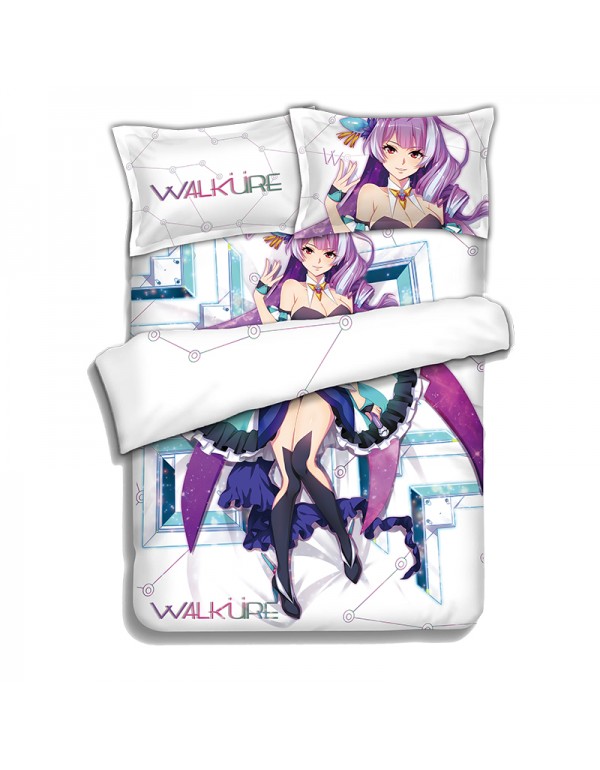 Mikumo Guynemer - Macross Delta Japanese Anime Bed Sheet Duvet Cover with Kissenbezüge