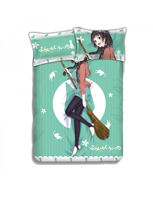 Makoto Kowata - Flying Witch Anime Bedding Sets,Be...