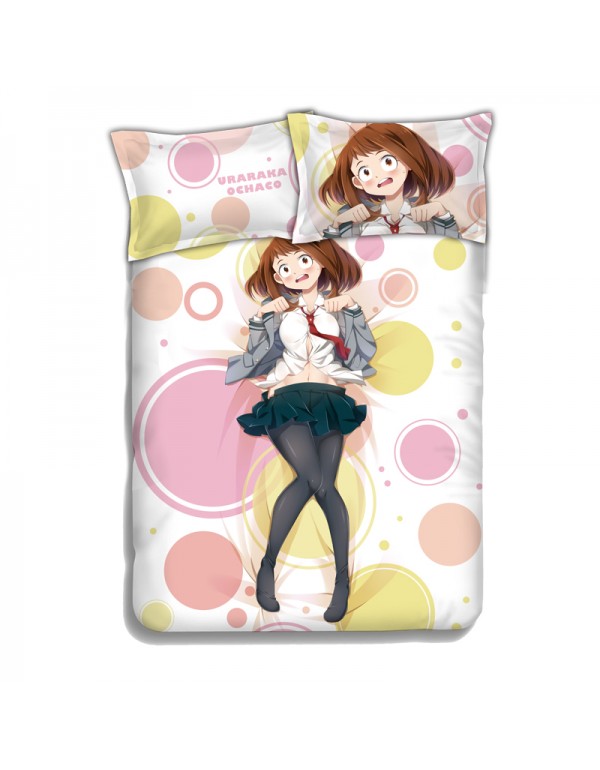 Ochako Uraraka - Boku no Hero Academia Anime 4 Pieces Bedding Sets,Bed Sheet Duvet Cover