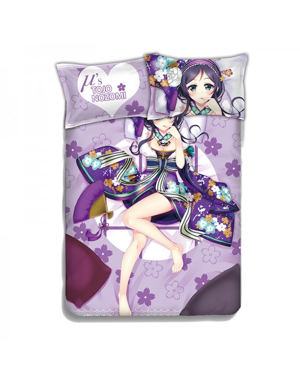 Toujou Nozomi - Love Live Anime Bedding Sets,Bed Blanket & Duvet Cover,Bed Sheet with Kissenbezüge