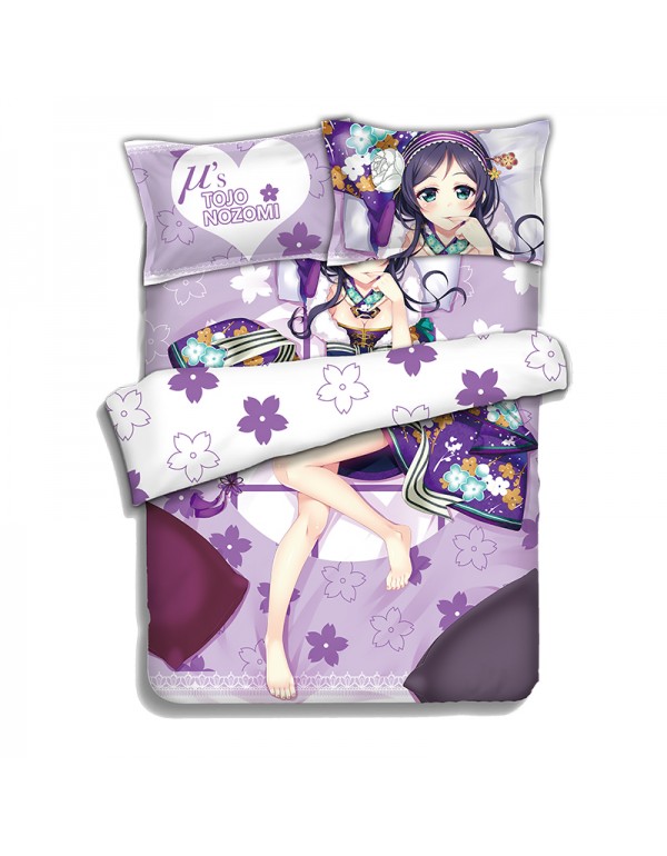 Toujou Nozomi - Love Live Anime Bedding Sets,Bed Blanket & Duvet Cover,Bed Sheet with Kissenbezüge