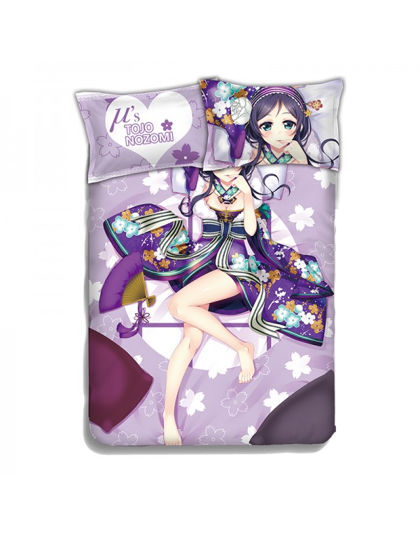 Toujou Nozomi - Love Live Anime Bedding Sets,Bed Blanket & Duvet Cover,Bed Sheet with Kissenbezüge