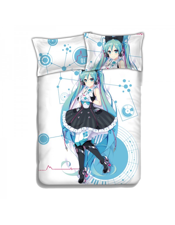 Magical Mirai-Hatsunemiku Japanese Anime Bed Sheet Duvet Cover