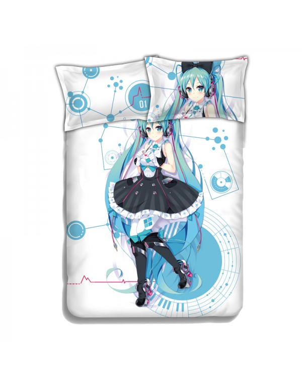 Magical Mirai-Hatsunemiku Japanese Anime Bed Sheet Duvet Cover