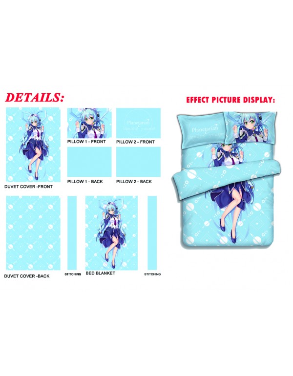 Yumemi Hoshino-planetarian the reverie of a little planet Bed Sheet Duvet Cover