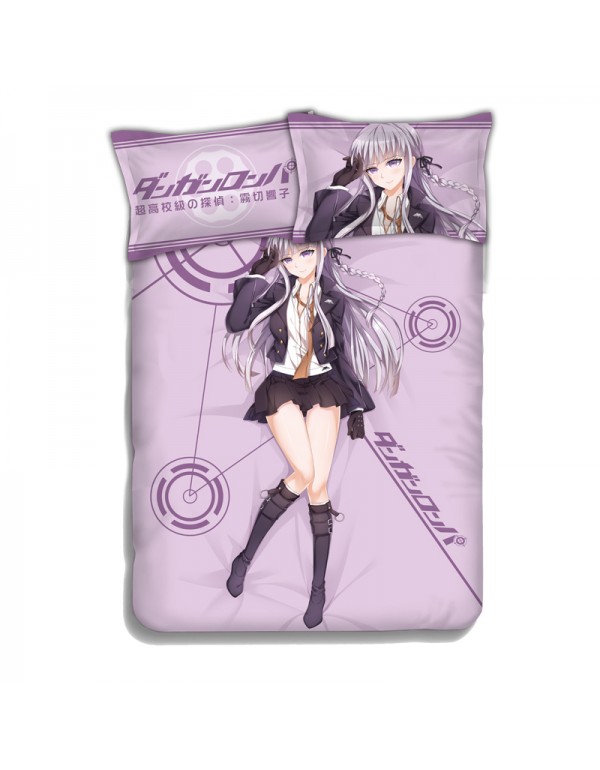 Kirigiri Kyouko-Danganronpa Trigger Happy Havoc Bedding Sets,Bed Blanket & Duvet Cover,Bed Sheet