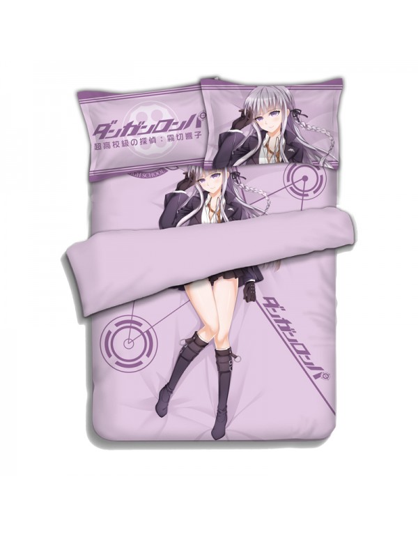 Kirigiri Kyouko-Danganronpa Trigger Happy Havoc Bedding Sets,Bed Blanket & Duvet Cover,Bed Sheet