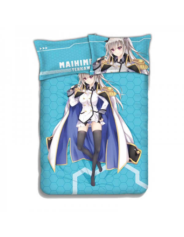 Qualidea Code Japanese Anime Bed Sheet Duvet Cover with Kissenbezüge