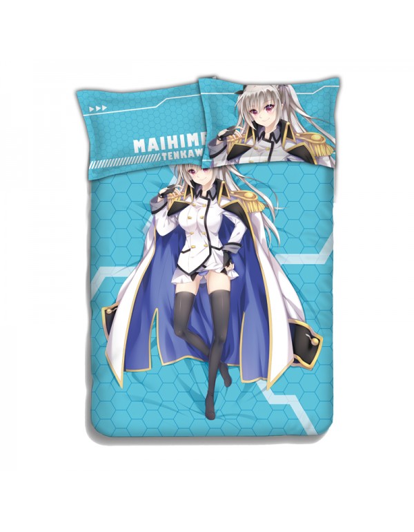 Qualidea Code Japanese Anime Bed Sheet Duvet Cover with Kissenbezüge