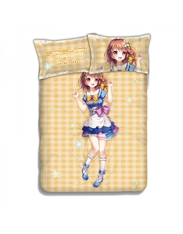 Takami Chika-LoveLive Sunshine Bedding Sets,Bed Bl...