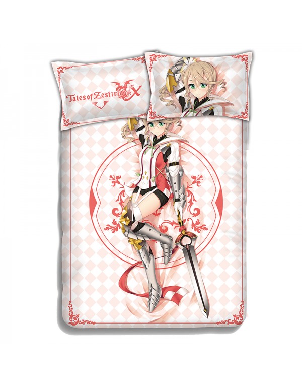 Alisha-Tales of Zestiria Japanese Anime Bed Sheet Duvet Cover with Kissenbezüge