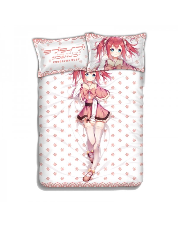 RUBY MOON-Card Captor Anime Bedding Sets,Bed Blanket & Duvet Cover,Bed Sheet with Kissenbezüge