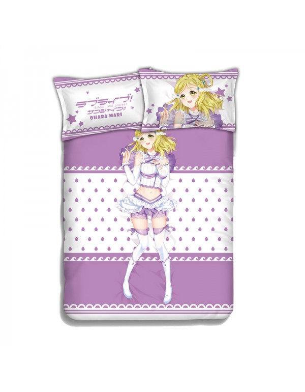 Mari Ohara-LoveLive Sunshine Anime Bed Sheet Duvet...