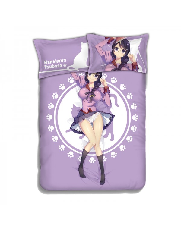 Hanekawa Tsubasa-Bakemonogatari Monstory Bedding Sets,Bed Blanket & Duvet Cover,Bed Sheet