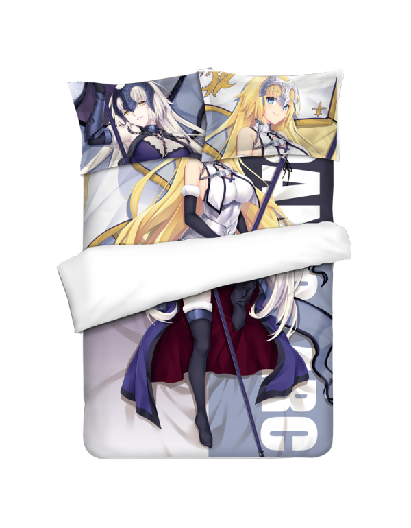 Jeanne d'Arc - Fate Grand Order Anime Bed Blanket Duvet Cover with Kissenbezüge