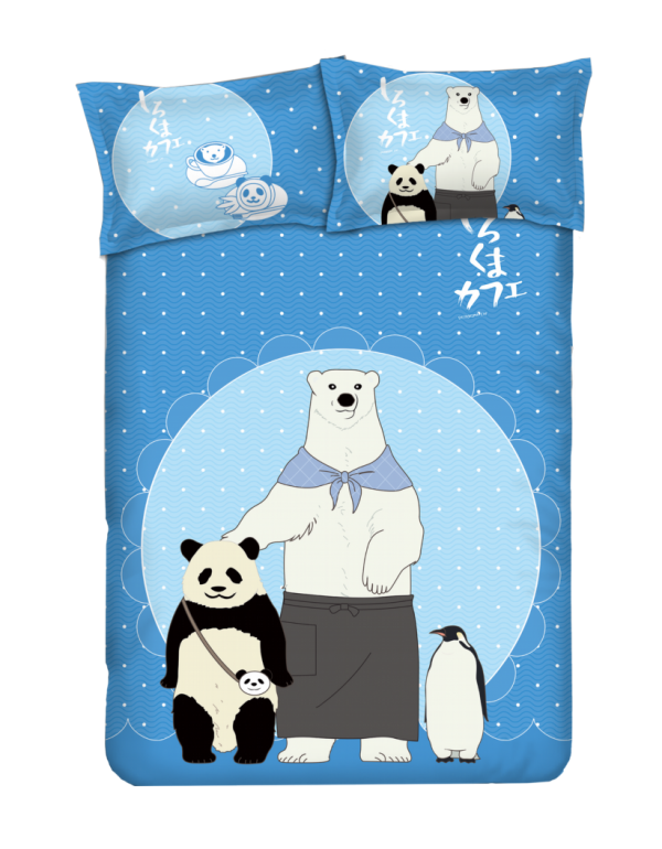 Panda - Shirokuma Cafeblue Anime Bed Blanket Duvet...