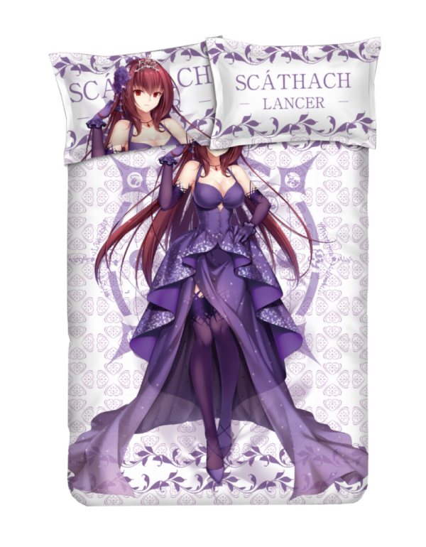 Scathach- Fate Japanese Anime Bed Sheet Duvet Cover with Kissenbezüge