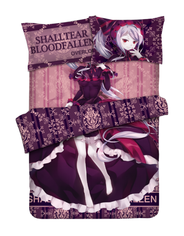 Shalltear bloodfallen-Overlord Anime Bed Blanket Duvet Cover with Kissenbezüge