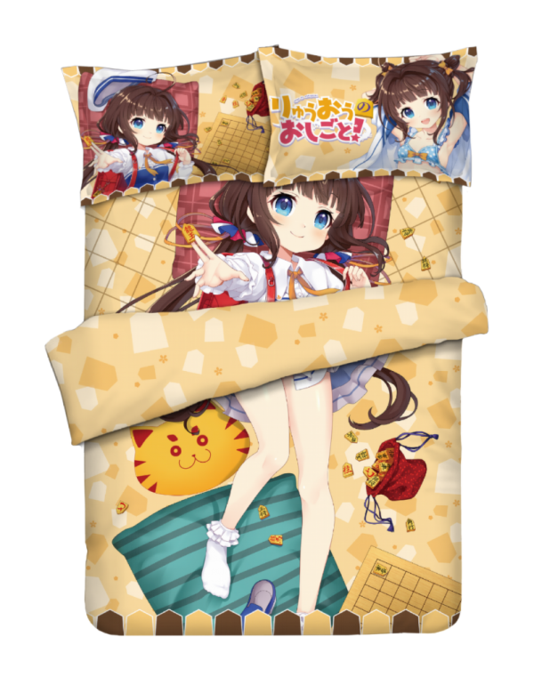 Ai Hinatsuru - Ryuuou no Oshigoto Anime 4 Pieces Bedding Sets,Bed Sheet Duvet Cover