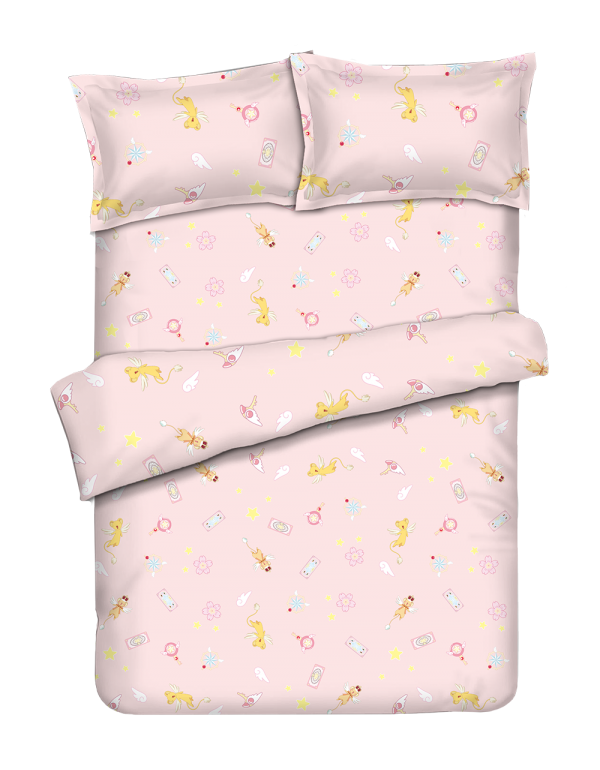 Cardcaptor Sakura The Movie Anime Bedding Sets,Bed Blanket & Duvet Cover,Bed Sheet with Kissenbezüge