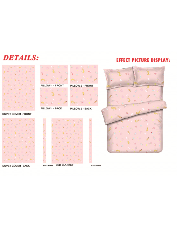 Cardcaptor Sakura The Movie Anime Bedding Sets,Bed Blanket & Duvet Cover,Bed Sheet with Kissenbezüge