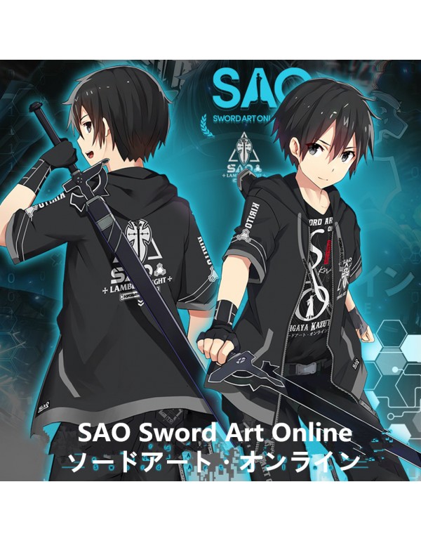 Kirigaya Kazuto Sword Art Online SAO Anime Hoodies Sweatshirts Cosplay Costume