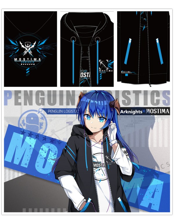 Unisex Mostima Arknights Anime Hoodies Sweatshirts Jackets & Coats Costume for men/women