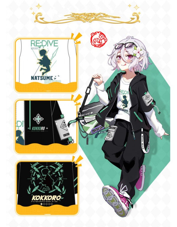 Natsume Kokoro Re:Dive Anime Long Sleeve T-shirts 3D Printed Costume