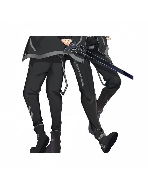 Kirigaya Kazuto Sword Art Online SAO Anime Pants C...