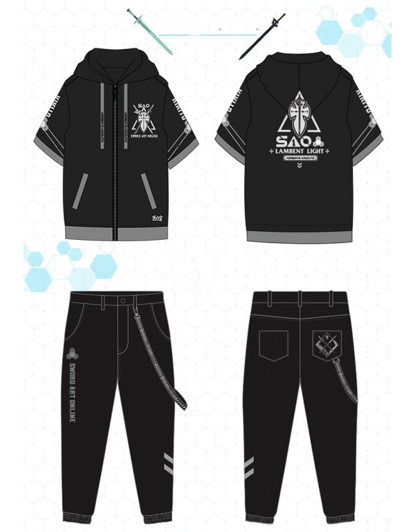 Kirigaya Kazuto Sword Art Online SAO Anime Pants Cosplay Costume