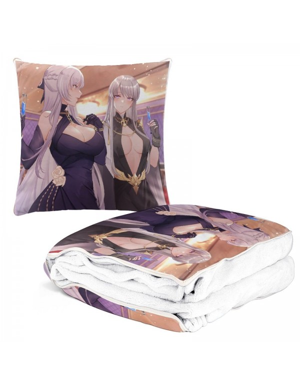 Angebote Anime Kissen Decke 2 In 1 Azur Lane Belfa...