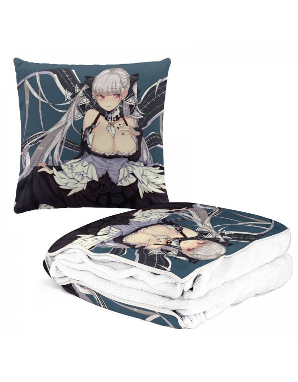 Großhandel Anime Kissen Decke 2 In 1 Azur Lane Formidable 38x38cm(150x180cm)