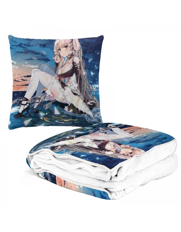 Am besten Anime Kissen Decke 2 In 1 Azur Lane Formidable 38x38cm(150x180cm)