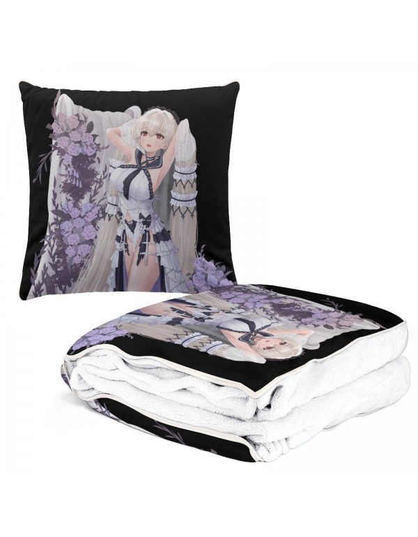 Großhandel Anime Kissen Decke 2 In 1 Azur Lane Formidable 38x38cm(150x180cm)