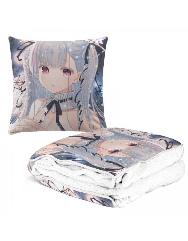 Einzigartig Anime Kissen Decke 2 In 1 Azur Lane Formidable 38x38cm(150x180cm)