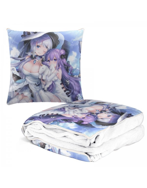 Günstig Anime Kissen Decke 2 In 1 Azur Lane Illus...