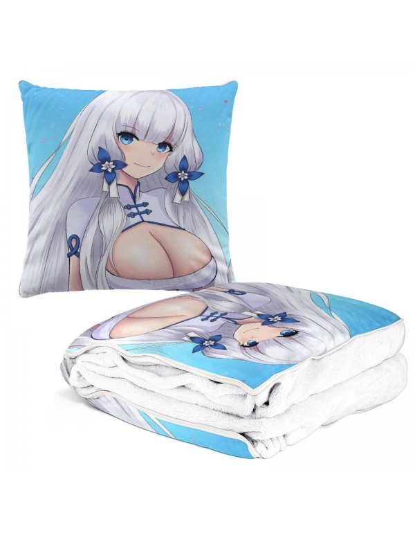 Brauch Anime Kissen Decke 2 In 1 Azur Lane Illustr...